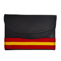 cartera de piel bandera de España doble solapa