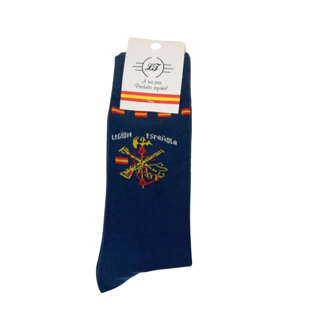 Comprar Calcetines Legión Española - Azul Bandera España La Flamenca de Borgoña Patricia Muñoz VOX