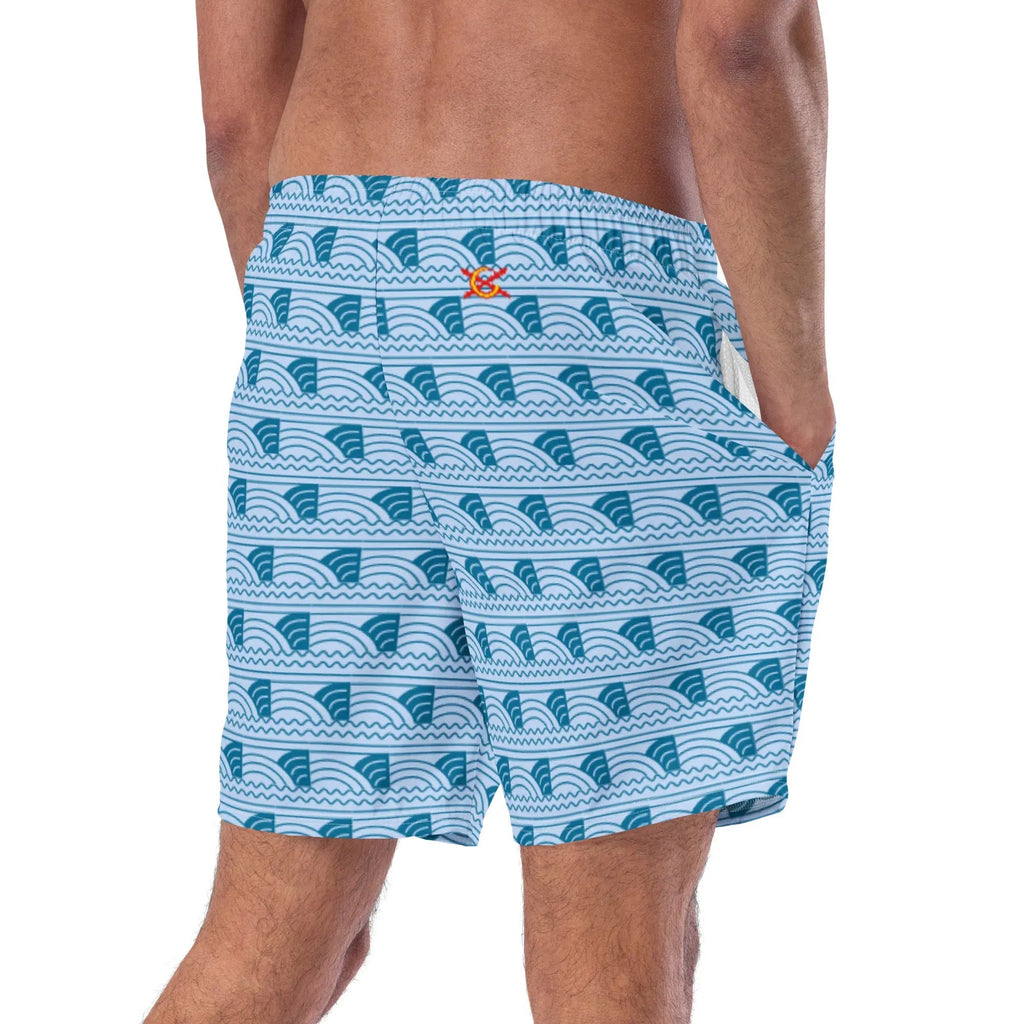 Comprar Bañador Azul olas hombre Bandera España La Flamenca de Borgoña Patricia Muñoz VOX