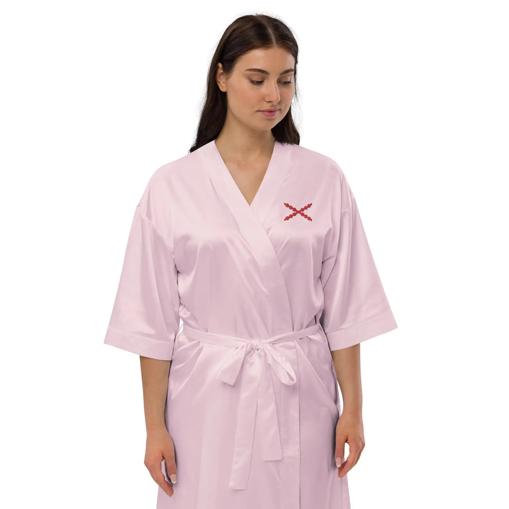 Comprar Bata de satén Cruz de Borgoña Bandera España La Flamenca de Borgoña Patricia Muñoz VOX