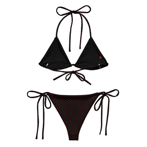 Comprar Bikini de triángulo negro Cruz de Borgoña La Flamenca de Borgoña, Bandera de España, Cruz de Borgoña, Patricia Muñoz, VOX, Santiago Abascal