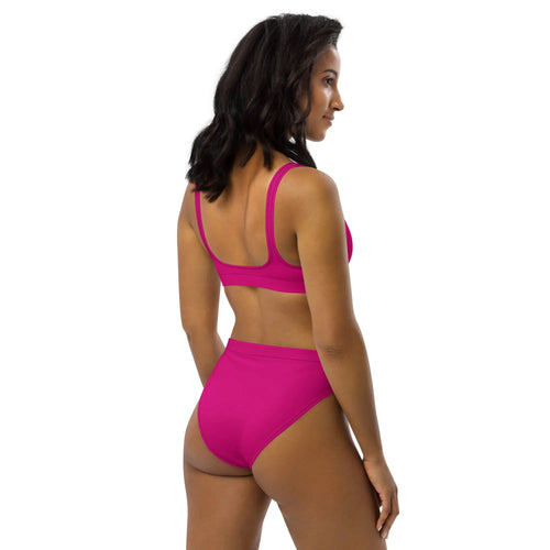 Comprar Bikini talle alto Fucsia rosa capote Bandera España La Flamenca de Borgoña Patricia Muñoz VOX