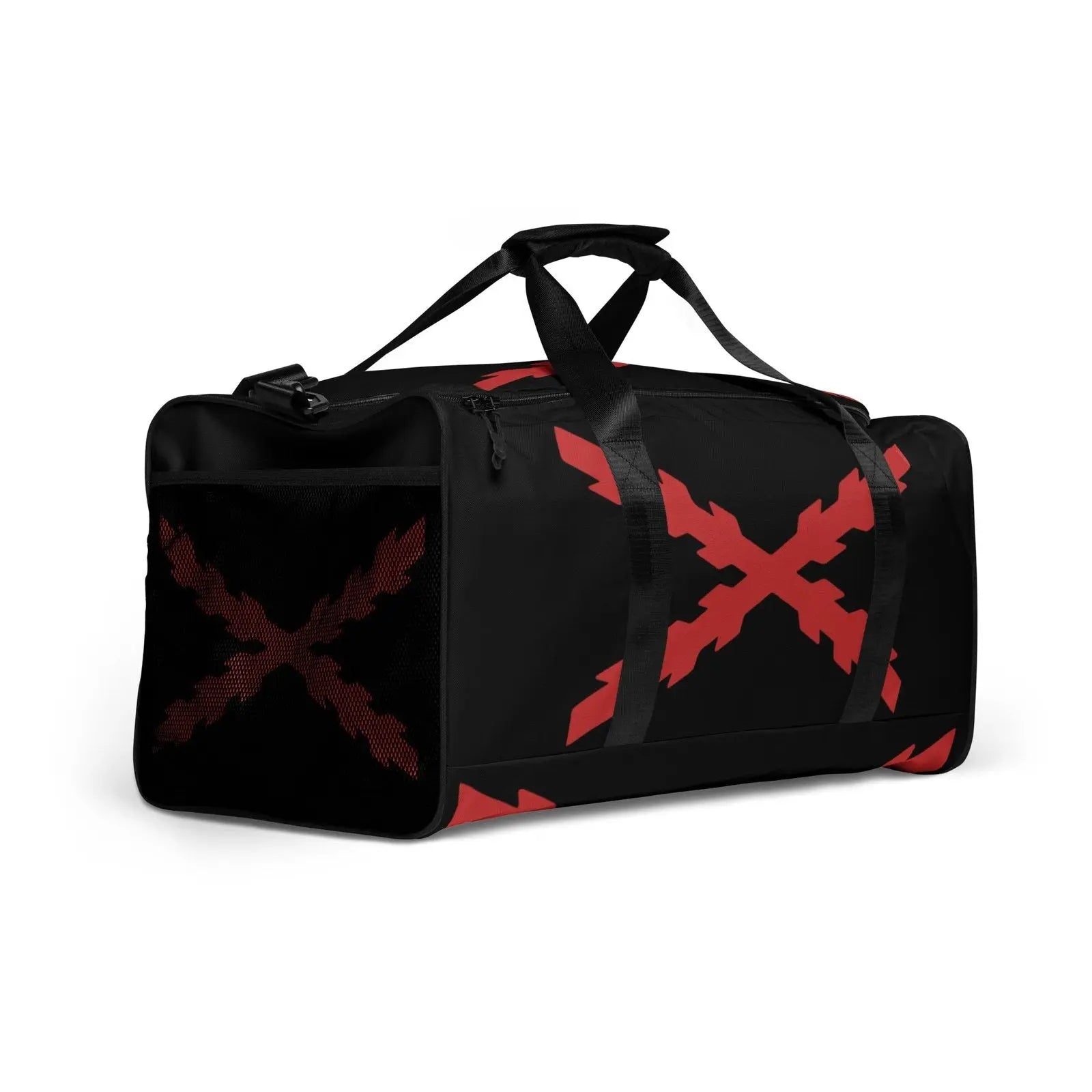 Comprar Bolsa de deporte negra Cruz de Borgoña Bandera España La Flamenca de Borgoña Patricia Muñoz VOX