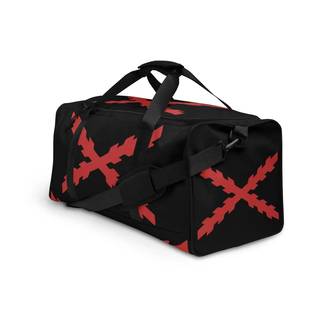 Comprar Bolsa de deporte negra Cruz de Borgoña Bandera España La Flamenca de Borgoña Patricia Muñoz VOX