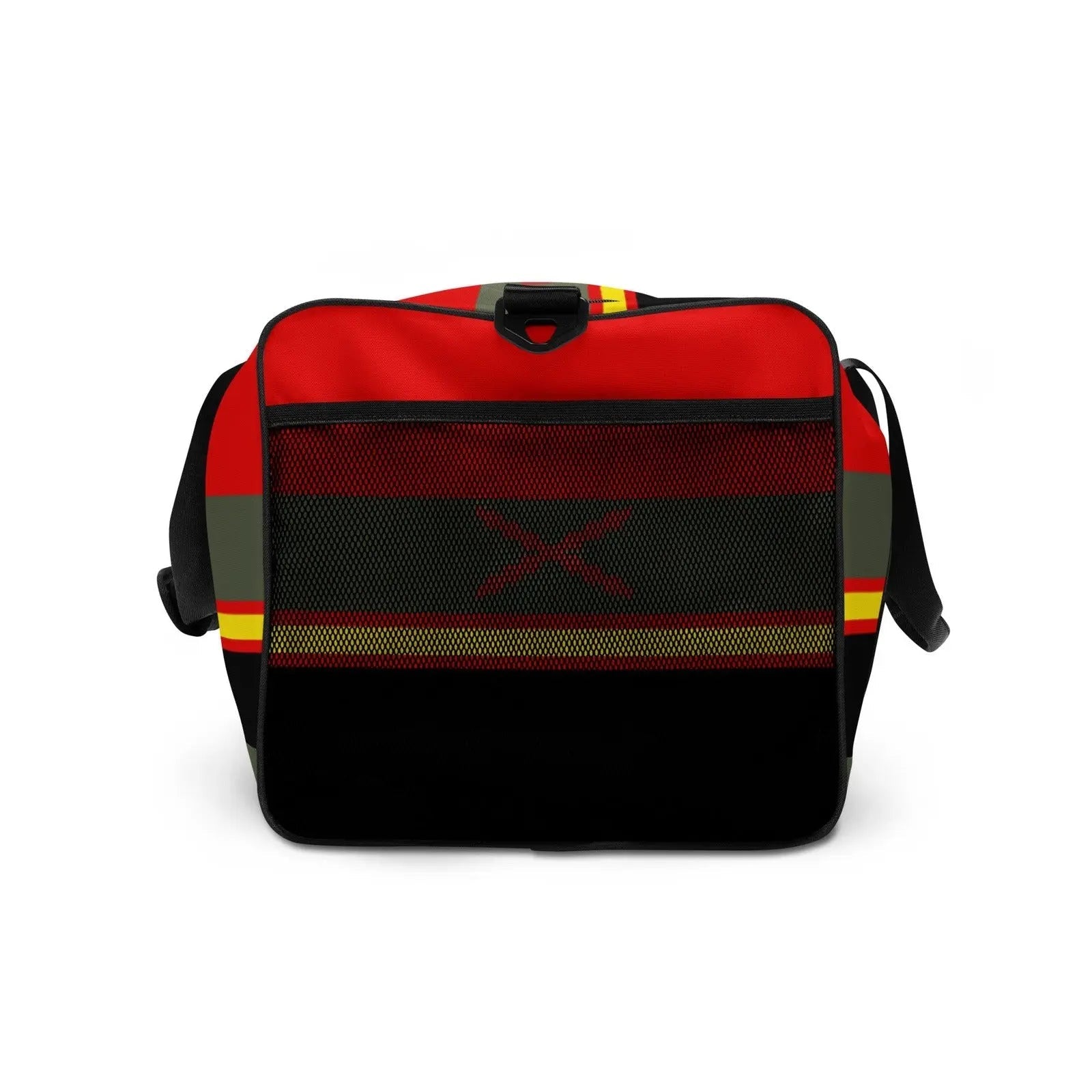 Comprar Bolsa de deporte verde Cruz de Borgoña y Bandera de España Bandera España La Flamenca de Borgoña Patricia Muñoz VOX