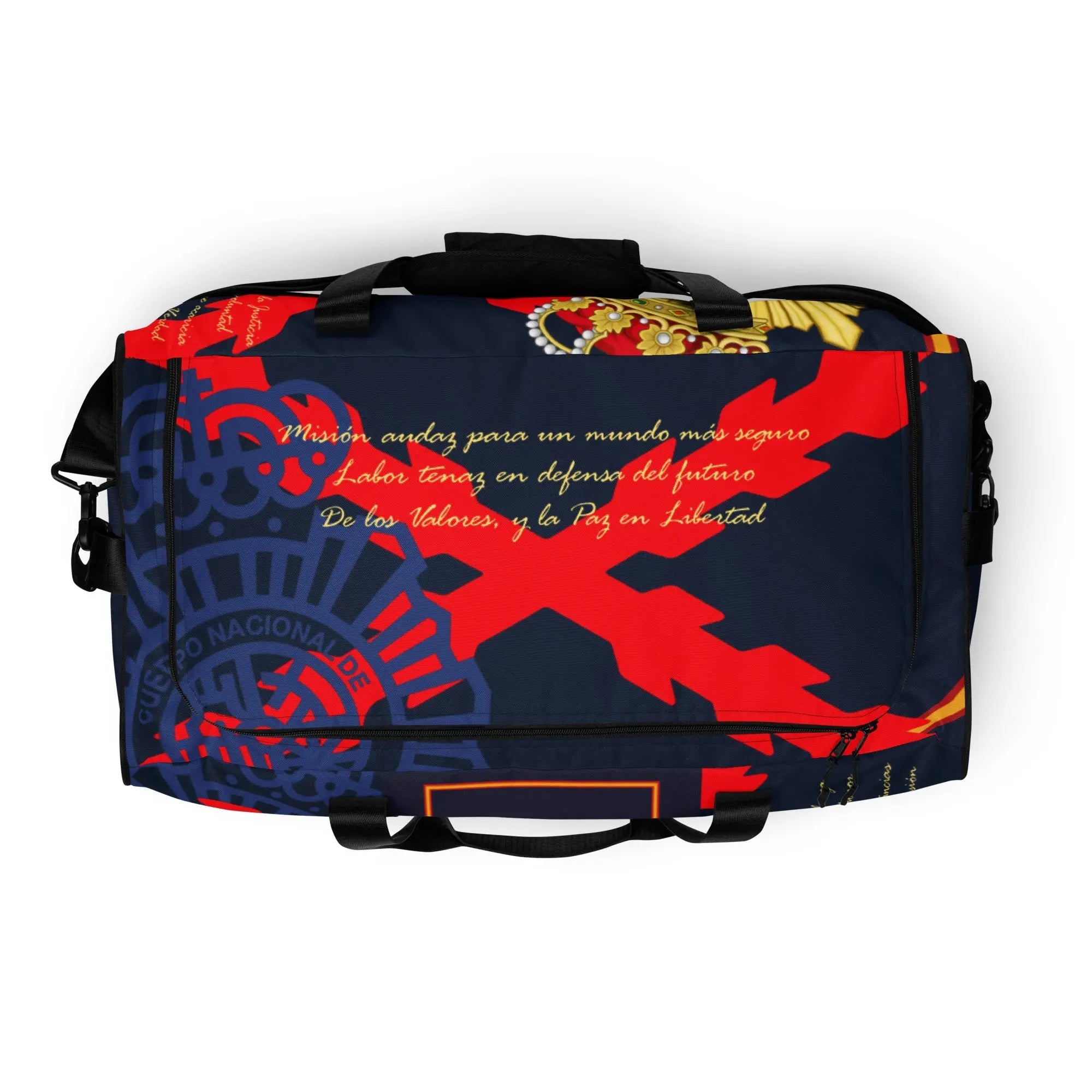 Comprar Bolsa de viaje Policía Nacional Bandera España La Flamenca de Borgoña Patricia Muñoz VOX