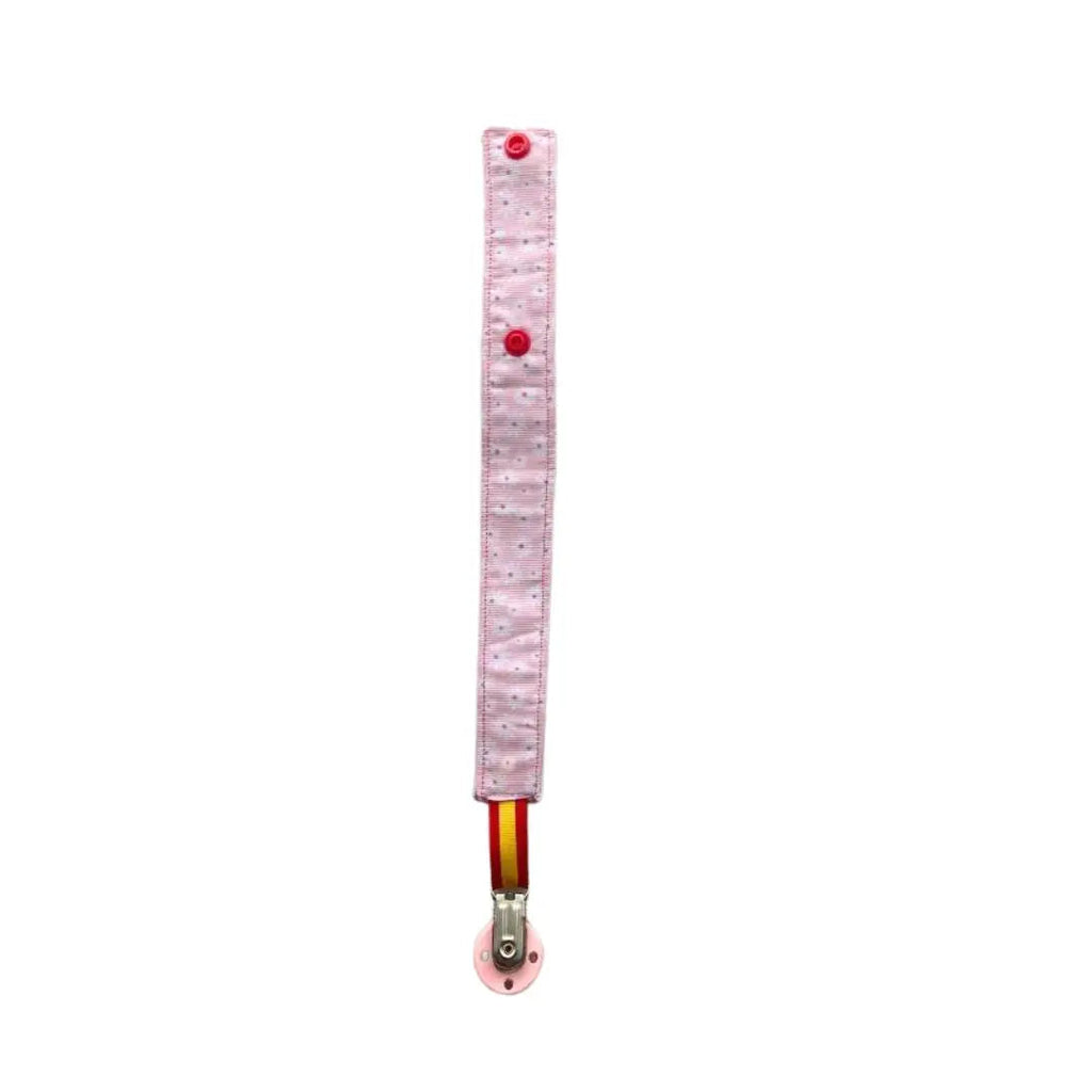 Comprar Boslita para Chupetero Bandera de España para Bebé La Flamenca de Borgoña Bandera España