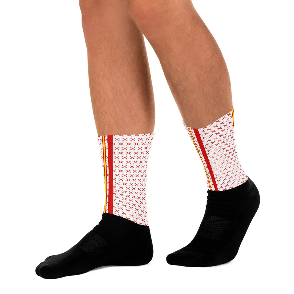 Comprar Calcetines Cruz de Borgoña y bandera España Bandera España La Flamenca de Borgoña Patricia Muñoz VOX