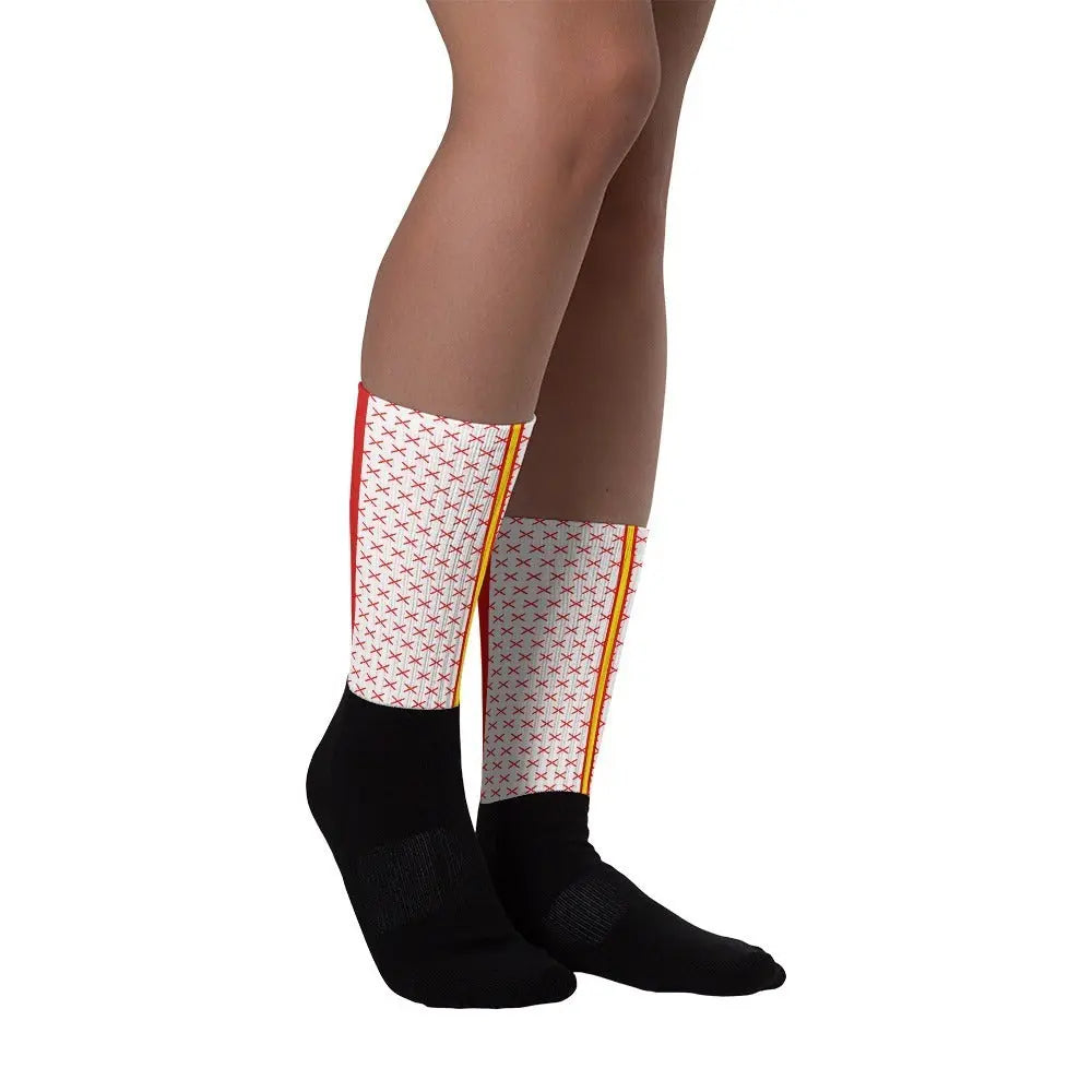 Comprar Calcetines Cruz de Borgoña y bandera España Bandera España La Flamenca de Borgoña Patricia Muñoz VOX