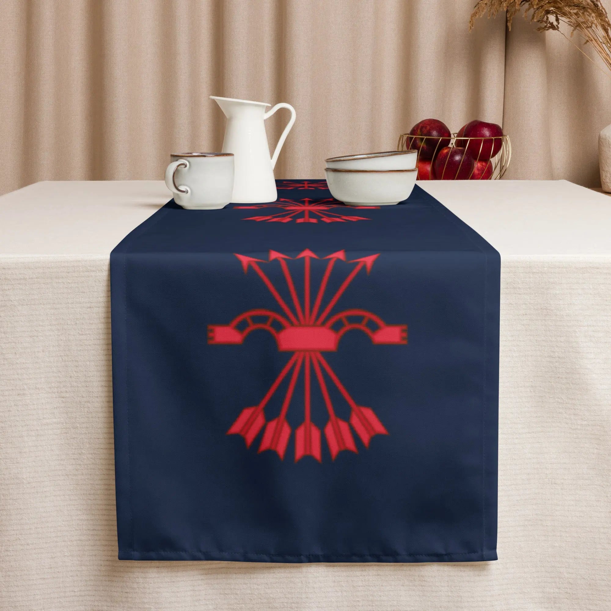 Comprar Camino de mesa Falange Bandera España La Flamenca de Borgoña Patricia Muñoz VOX