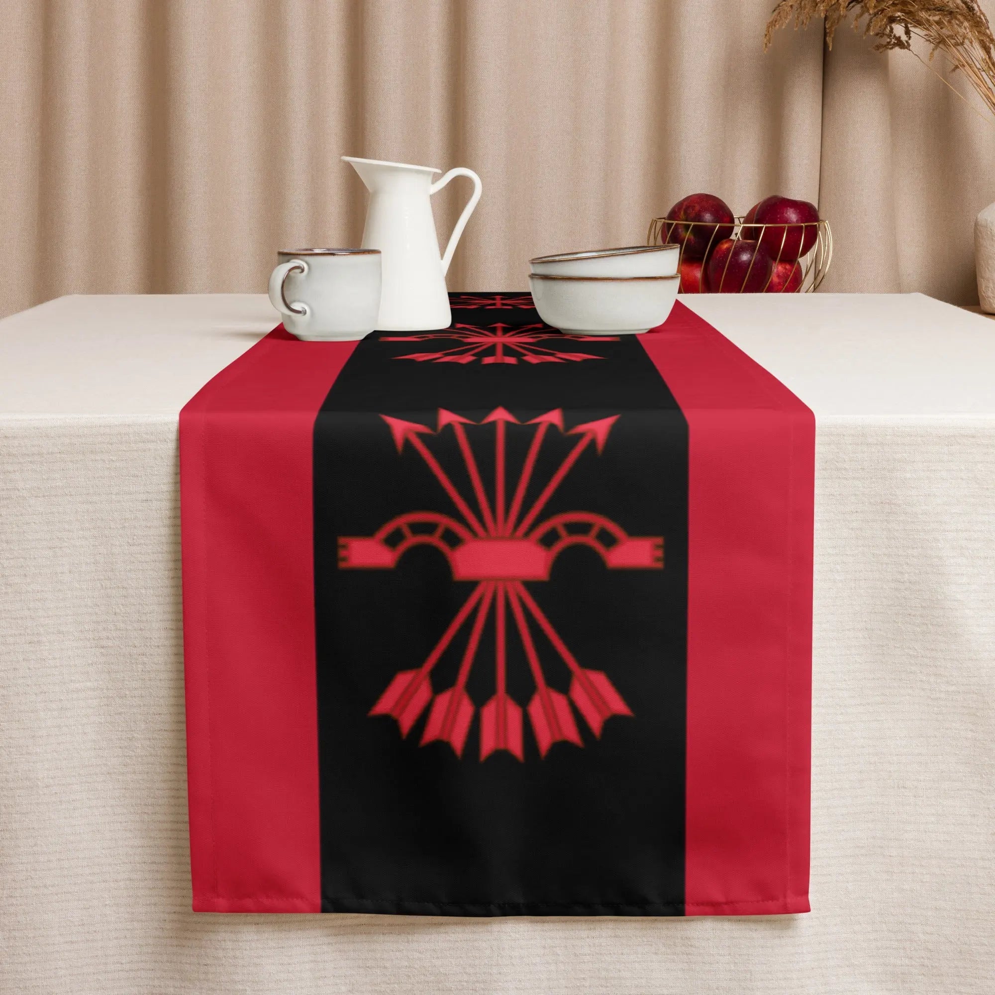Comprar Camino de mesa Falange Bandera España La Flamenca de Borgoña Patricia Muñoz VOX