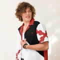 Comprar Camisa Aspa de San Andrés manga corta unisex Bandera España La Flamenca de Borgoña Patricia Muñoz VOX
