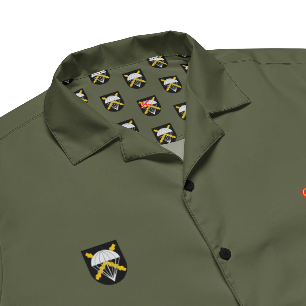 Comprar Camisa Bripac verde manga corta unisex Bandera España La Flamenca de Borgoña Patricia Muñoz VOX