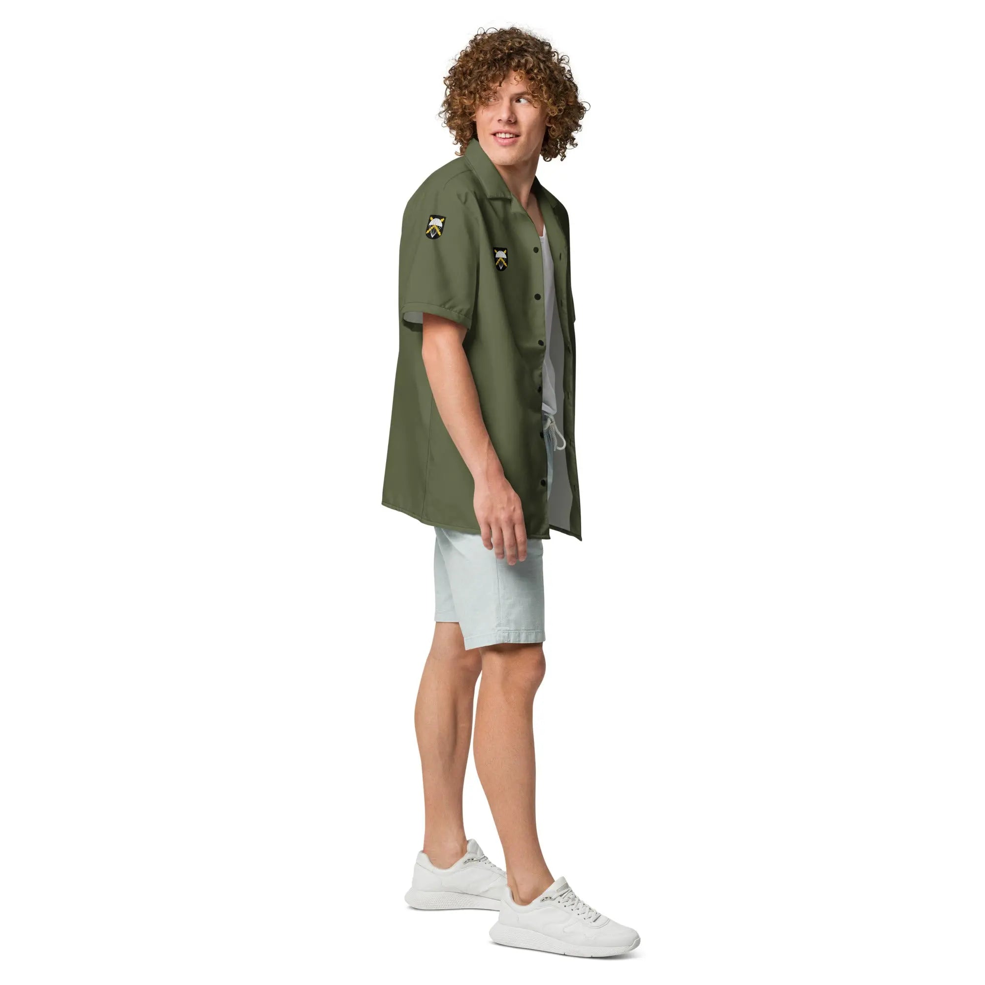 Comprar Camisa Bripac verde manga corta unisex Bandera España La Flamenca de Borgoña Patricia Muñoz VOX