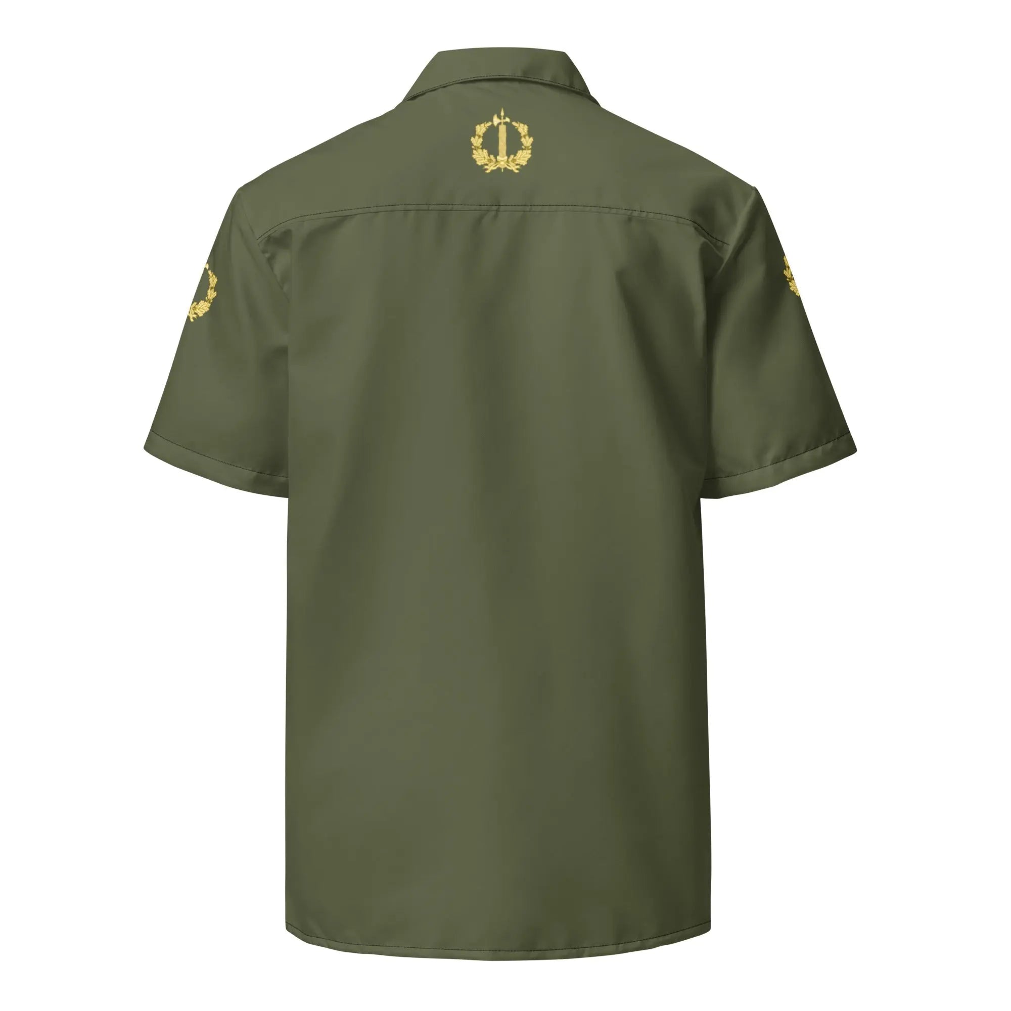 Comprar Camisa Cuerpo Jurídico Militar manga corta unisex Bandera España La Flamenca de Borgoña Patricia Muñoz VOX