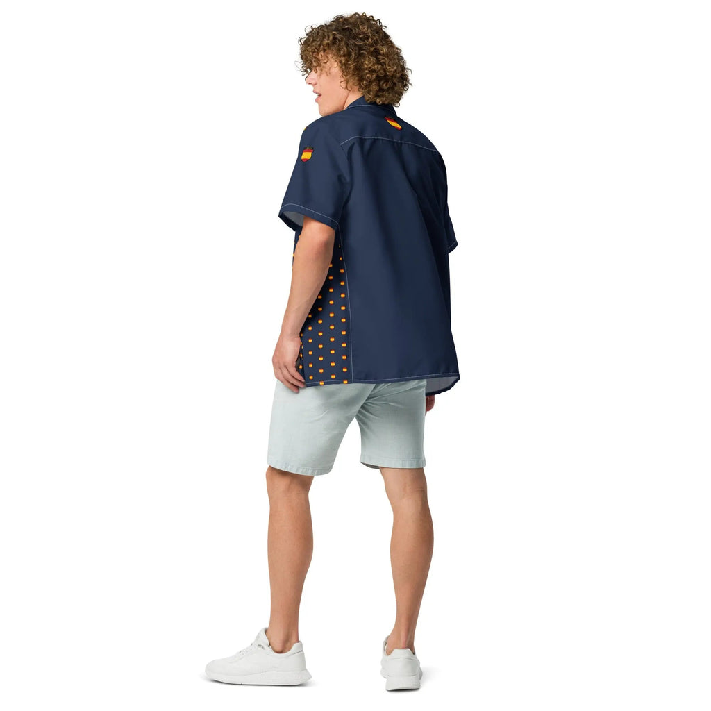 Comprar Camisa División Azul II manga corta unisex Bandera España La Flamenca de Borgoña Patricia Muñoz VOX