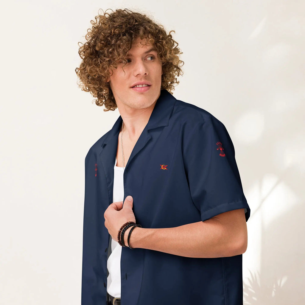 Comprar Camisa Falange manga corta unisex Bandera España La Flamenca de Borgoña Patricia Muñoz VOX