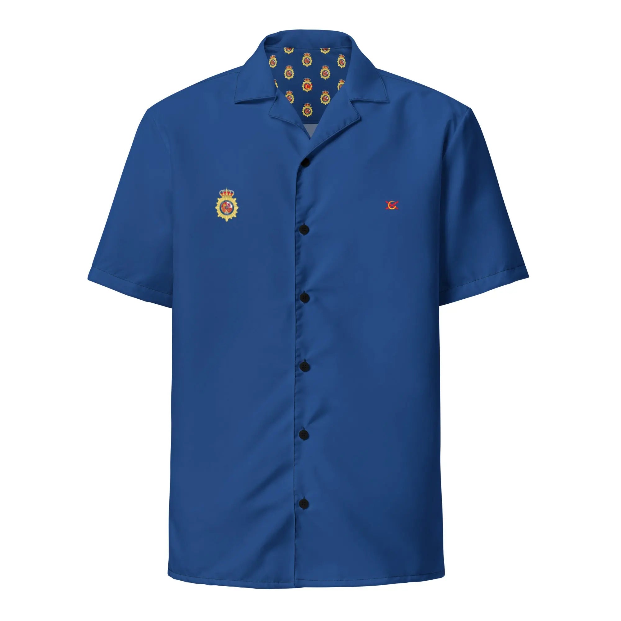 Comprar Camisa Policía Nacional CNP manga corta unisex Bandera España La Flamenca de Borgoña Patricia Muñoz VOX