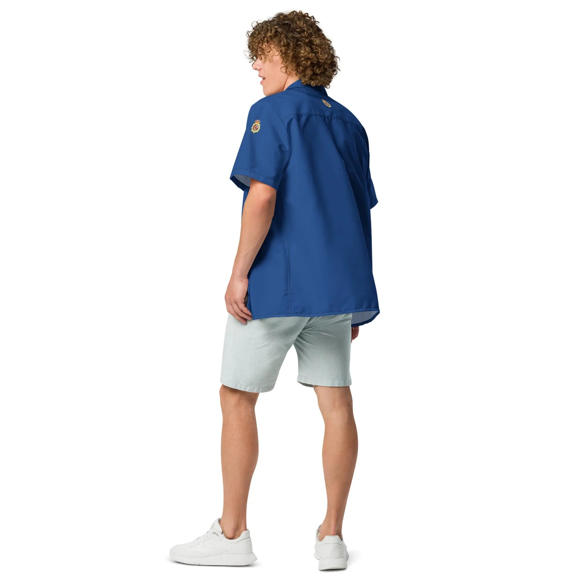 Comprar Camisa Policía Nacional CNP manga corta unisex Bandera España La Flamenca de Borgoña Patricia Muñoz VOX