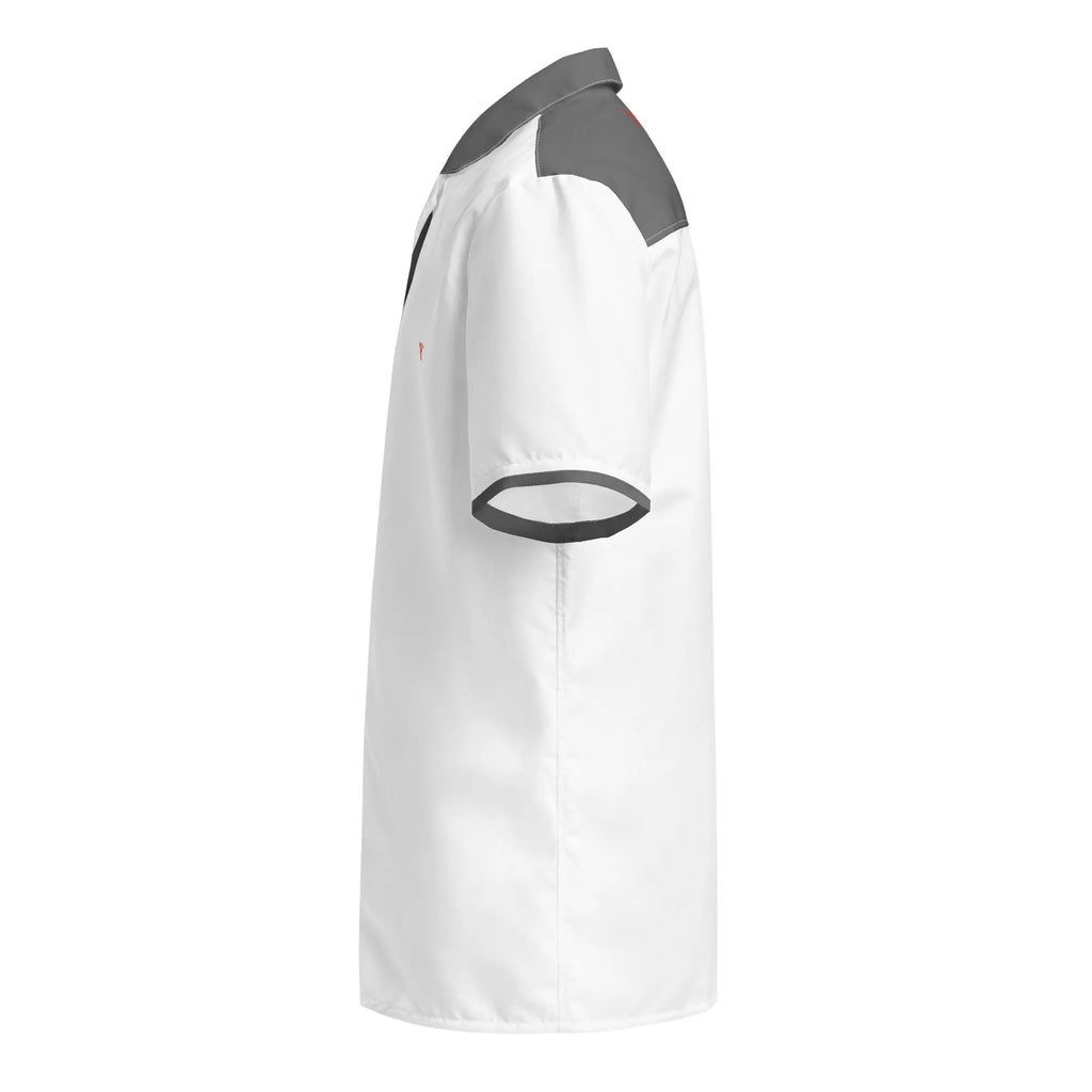 Comprar Camisa de España blanca y gris manga corta unisex Bandera España La Flamenca de Borgoña Patricia Muñoz VOX