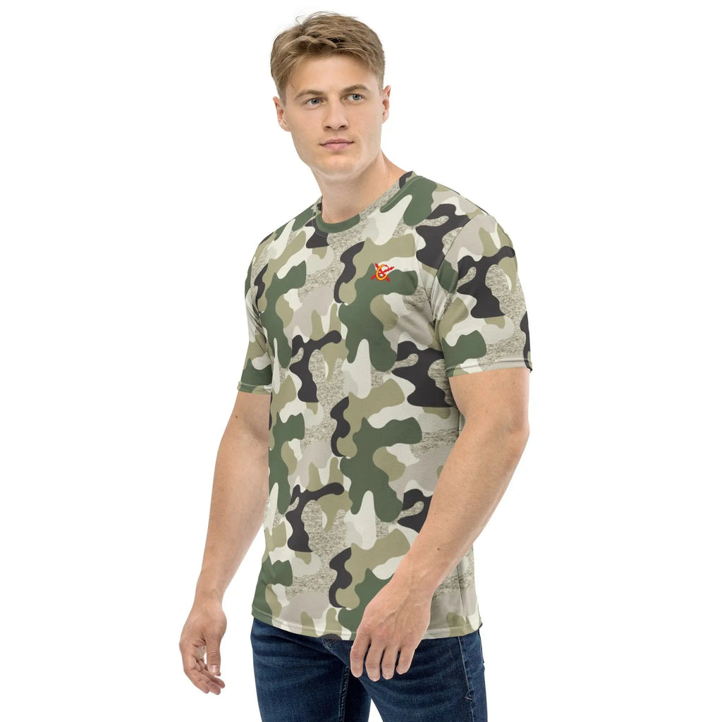 Comprar Camiseta Camuflaje hombre Bandera España La Flamenca de Borgoña Patricia Muñoz VOX