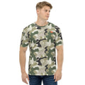 Comprar Camiseta Camuflaje hombre Bandera España La Flamenca de Borgoña Patricia Muñoz VOX