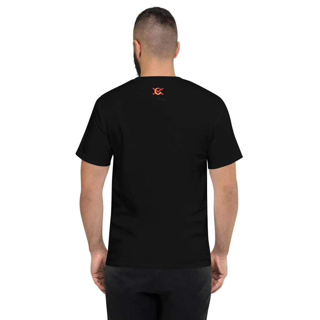 Comprar Camiseta Champion hombre "Tu regere imperio fluctus Hispane Memento" La Flamenca de Borgoña Bandera España
