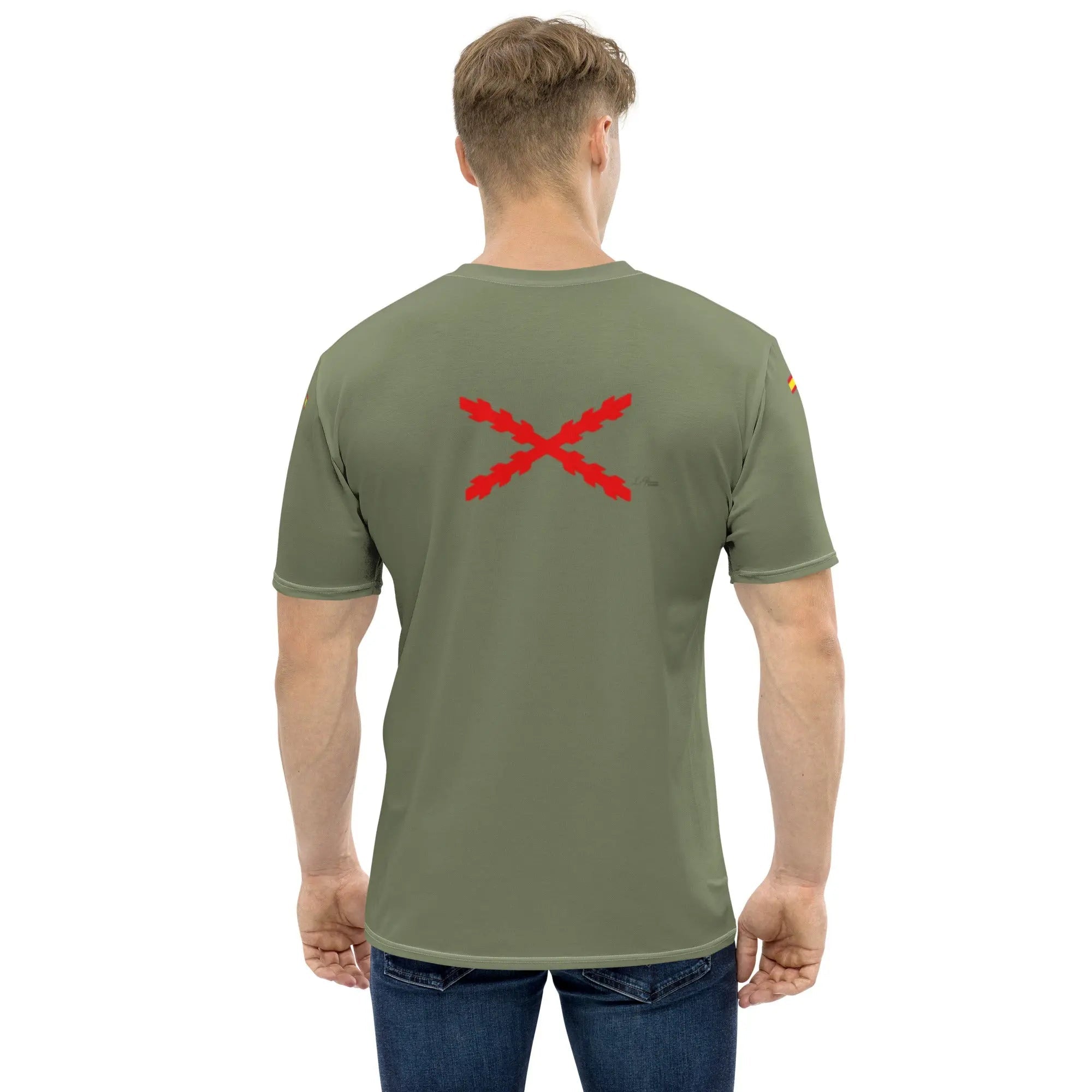 Comprar Camiseta ESPAÑA LO PRIMERO Hombre Bandera España La Flamenca de Borgoña Patricia Muñoz VOX
