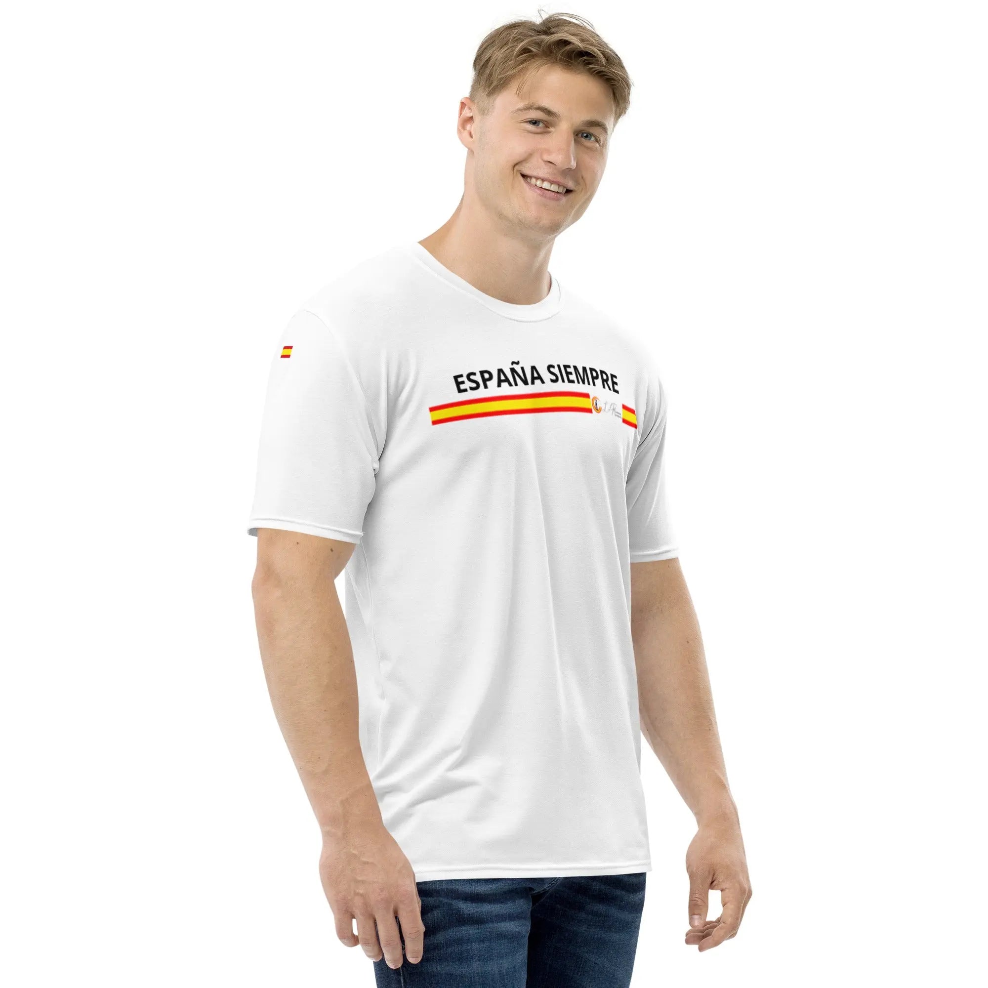 Comprar Camiseta ESPAÑA SIEMPRE hombre Bandera España La Flamenca de Borgoña Patricia Muñoz VOX
