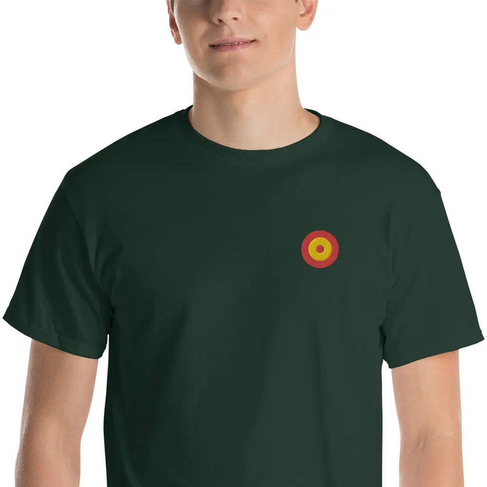 Comprar Camiseta Escarapela de España Unisex manga corta Bandera España La Flamenca de Borgoña Patricia Muñoz VOX