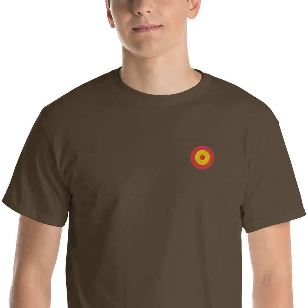 Comprar Camiseta Escarapela de España Unisex manga corta Bandera España La Flamenca de Borgoña Patricia Muñoz VOX