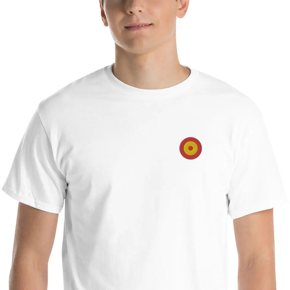 Comprar Camiseta Escarapela de España Unisex manga corta Bandera España La Flamenca de Borgoña Patricia Muñoz VOX