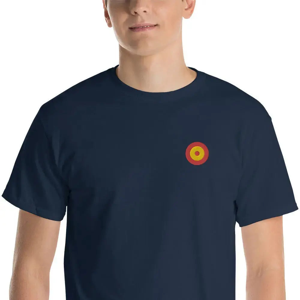 Comprar Camiseta Escarapela de España Unisex manga corta - Talla S- OFERTA La Flamenca de Borgoña Bandera España