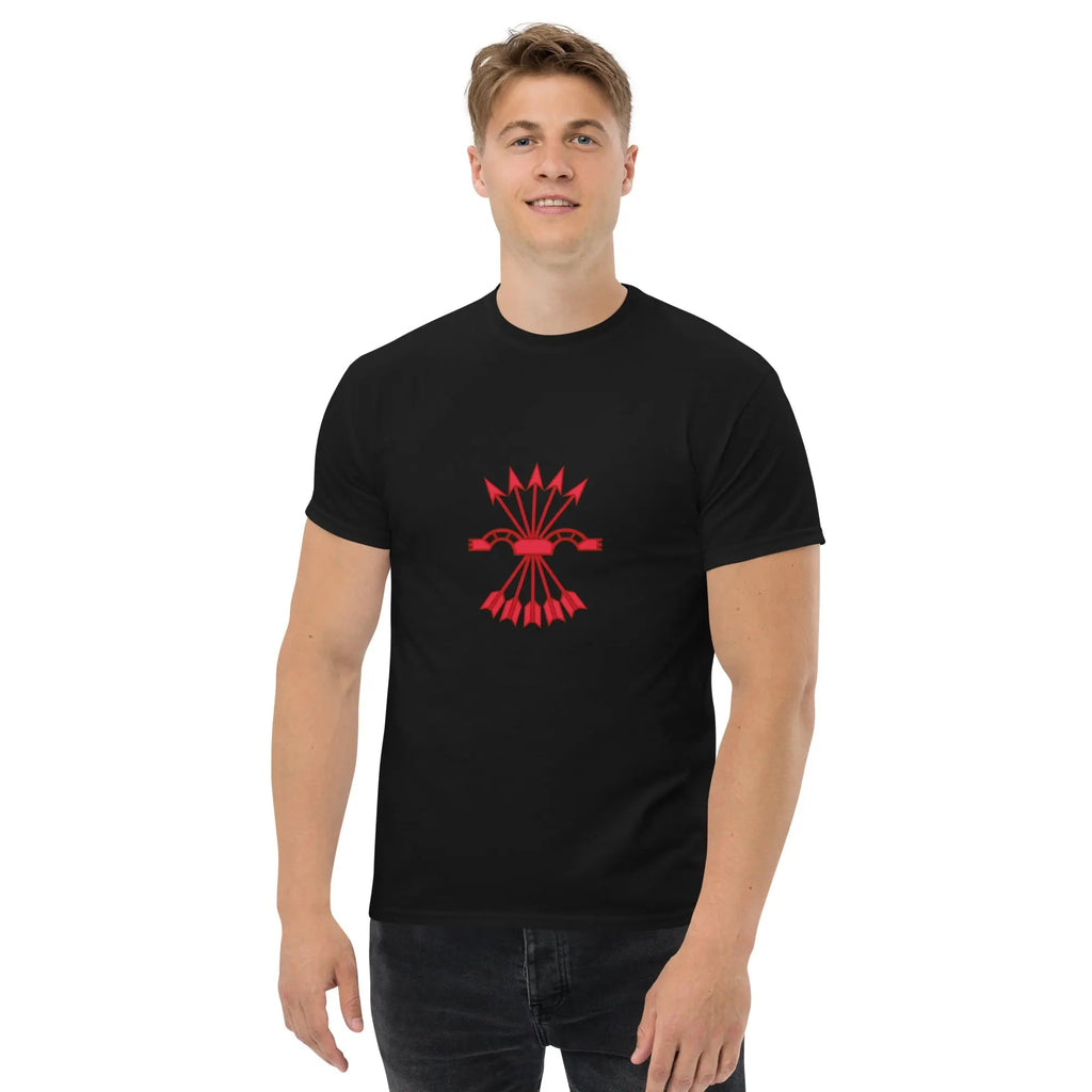Comprar Camiseta Falange hombre Bandera España La Flamenca de Borgoña Patricia Muñoz VOX