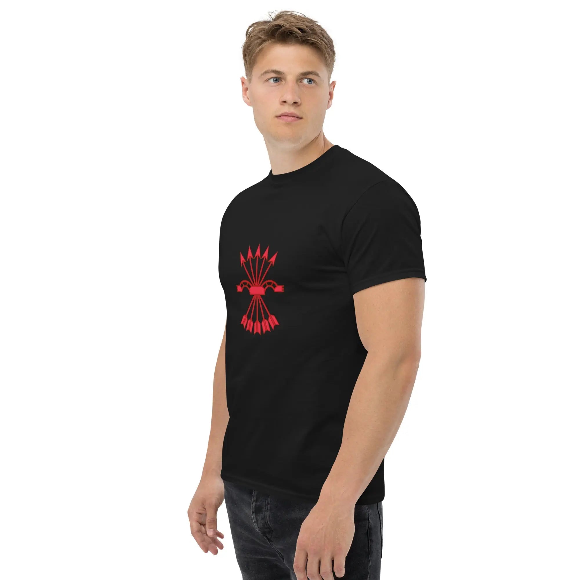 Comprar Camiseta Falange hombre Bandera España La Flamenca de Borgoña Patricia Muñoz VOX