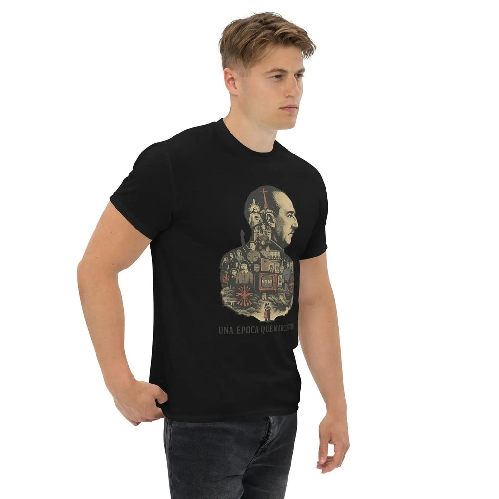 Comprar Camiseta Franco - La época que marcó todo - OFERTA blanco M La Flamenca de Borgoña Bandera España