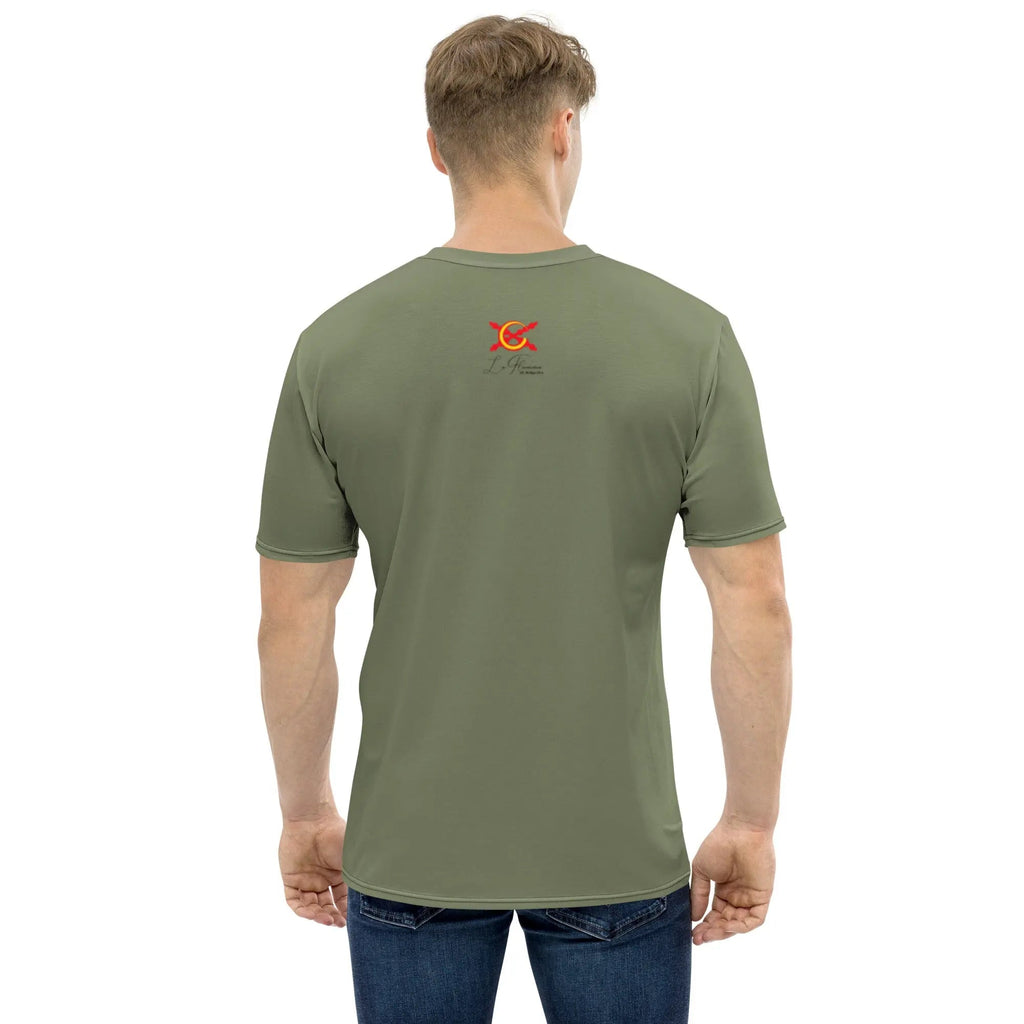 Comprar Camiseta Militar español para hombre Bandera España La Flamenca de Borgoña Patricia Muñoz VOX