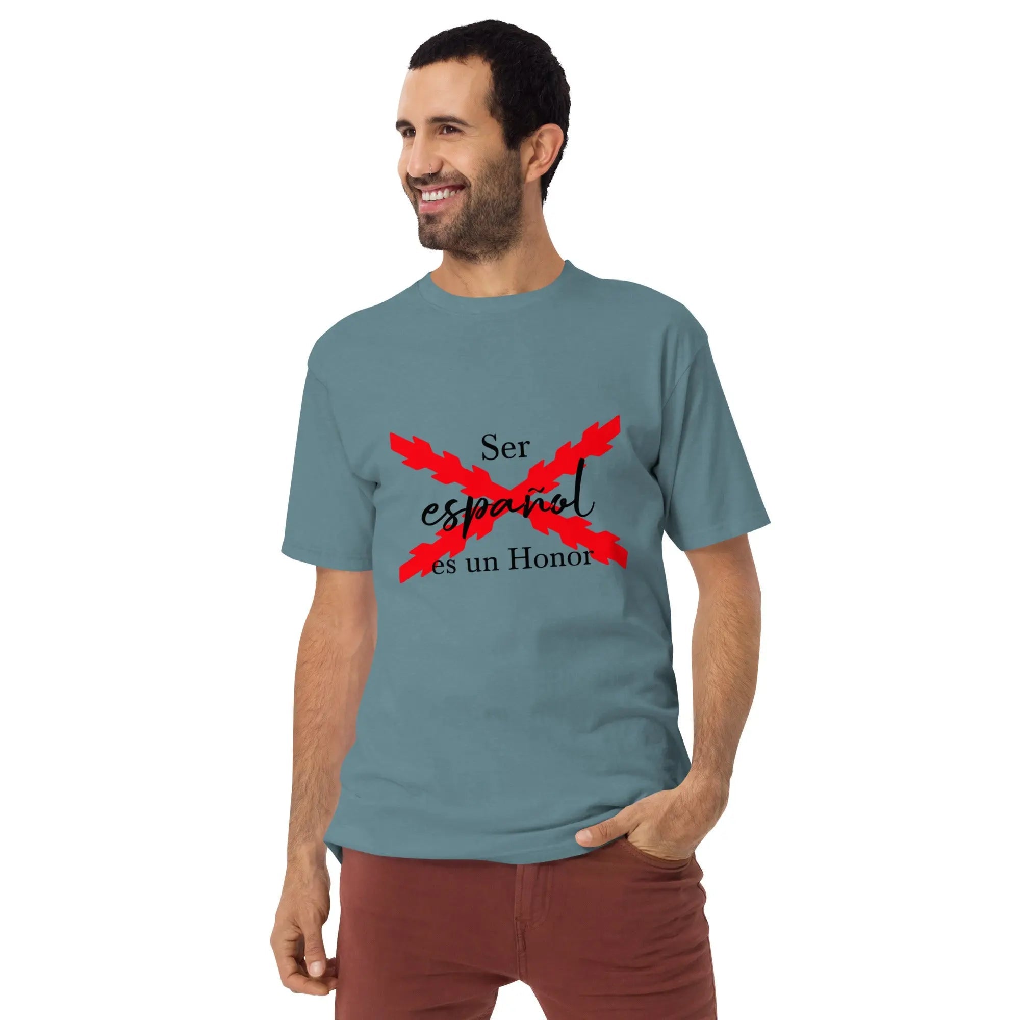 Comprar Camiseta Ser Español es un Honor para hombre Bandera España La Flamenca de Borgoña Patricia Muñoz VOX