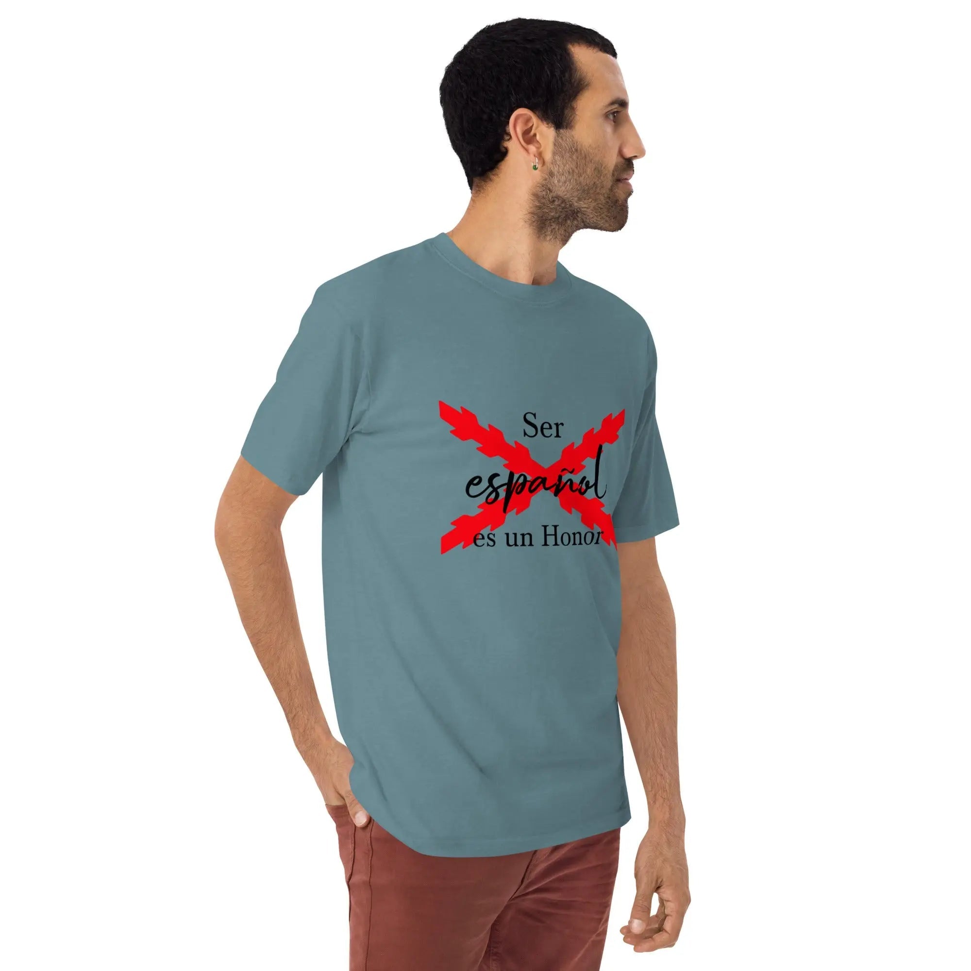 Comprar Camiseta Ser Español es un Honor para hombre Bandera España La Flamenca de Borgoña Patricia Muñoz VOX