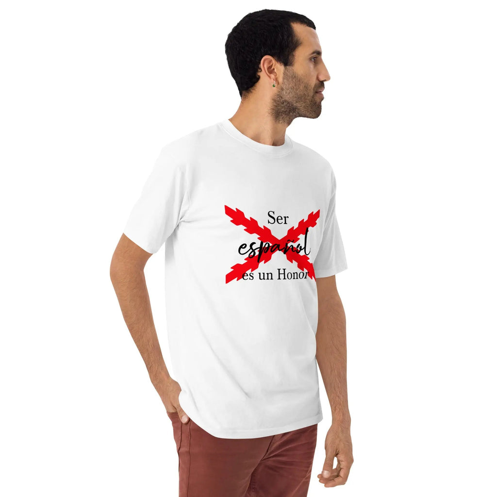 Comprar Camiseta Ser Español es un Honor para hombre Bandera España La Flamenca de Borgoña Patricia Muñoz VOX