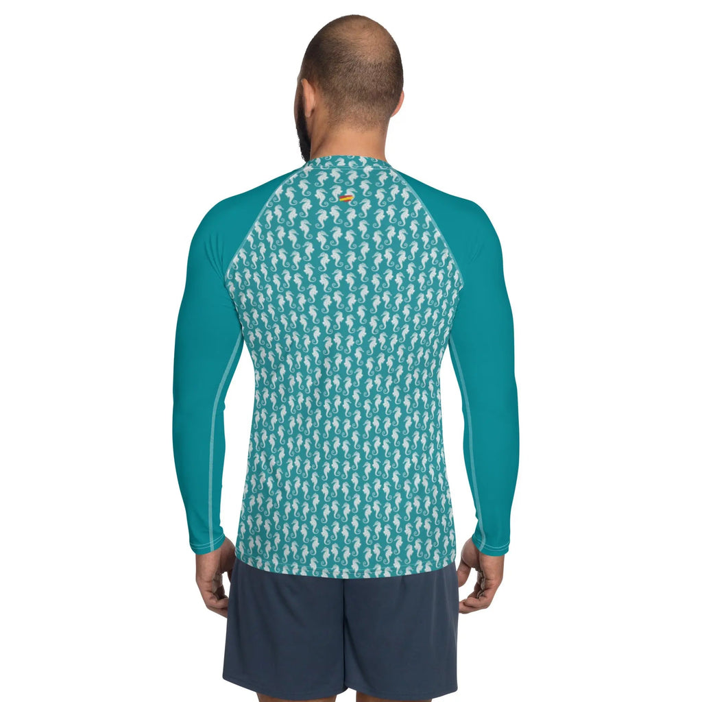 Comprar Camiseta UPF50 caballito de mar hombre Bandera España La Flamenca de Borgoña Patricia Muñoz VOX