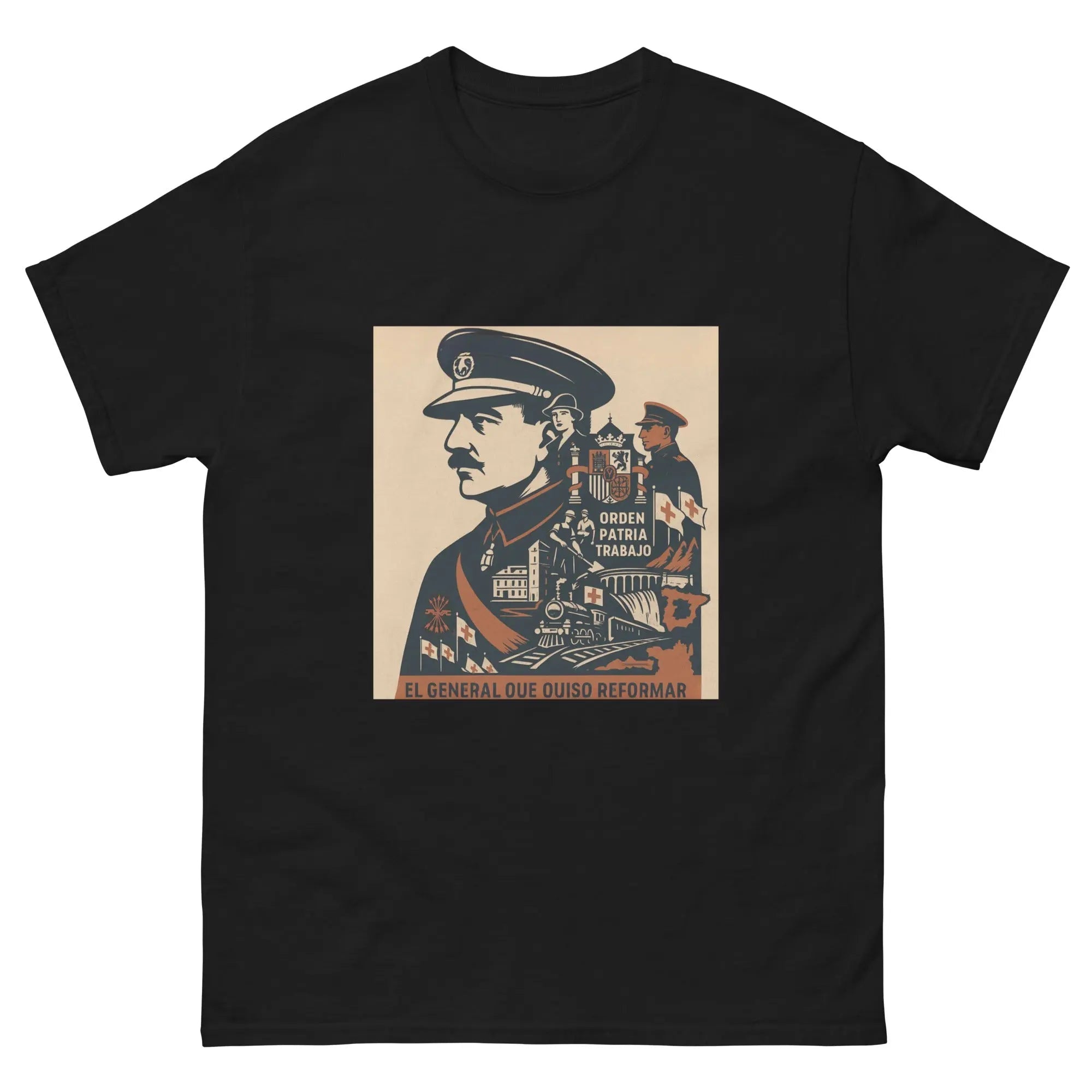 Comprar Camiseta clásica unisex La Flamenca de Borgoña, Bandera de España, Cruz de Borgoña, Patricia Muñoz, VOX