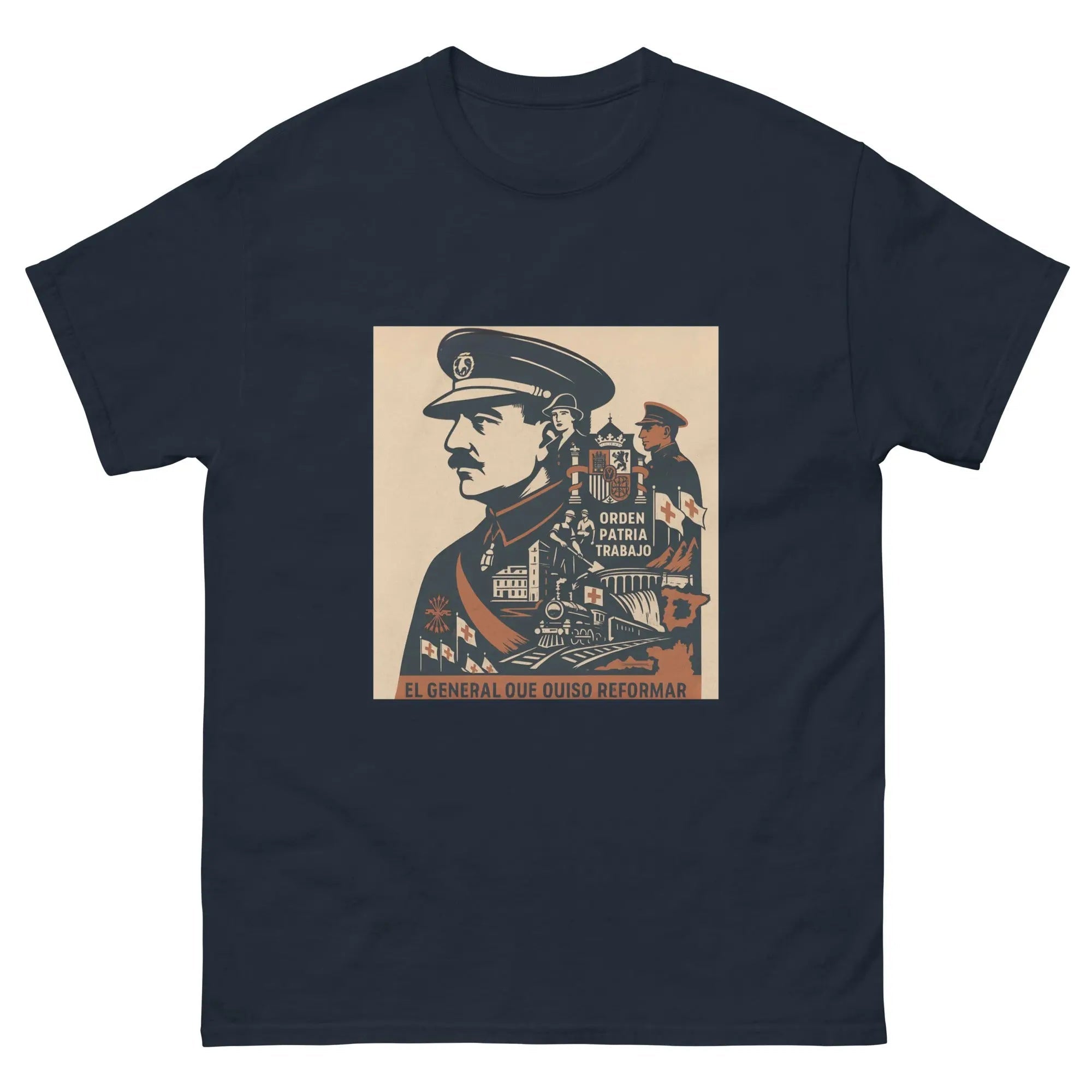 Comprar Camiseta clásica unisex La Flamenca de Borgoña, Bandera de España, Cruz de Borgoña, Patricia Muñoz, VOX