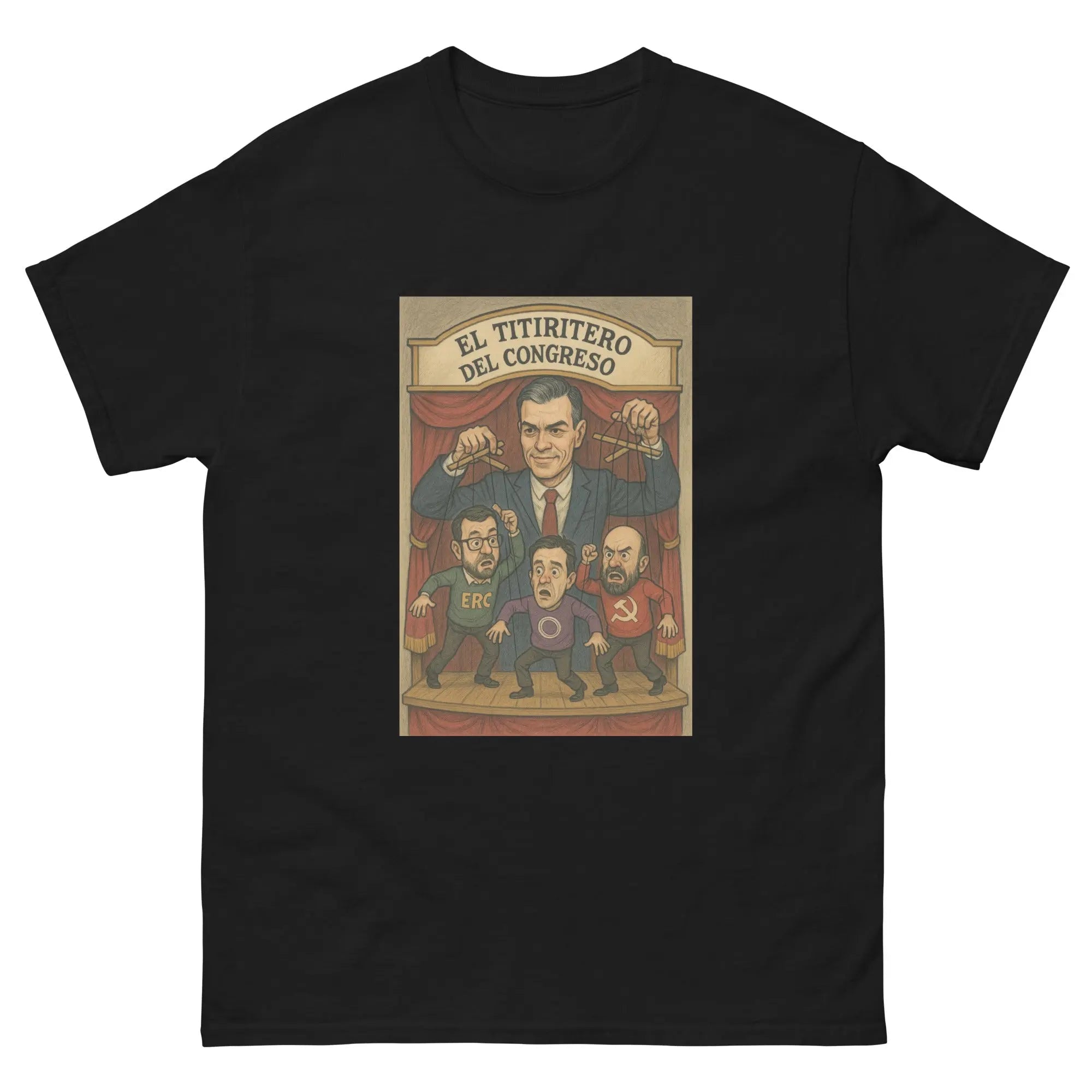 Comprar Camiseta clásica unisex La Flamenca de Borgoña, Bandera de España, Cruz de Borgoña, Patricia Muñoz, VOX