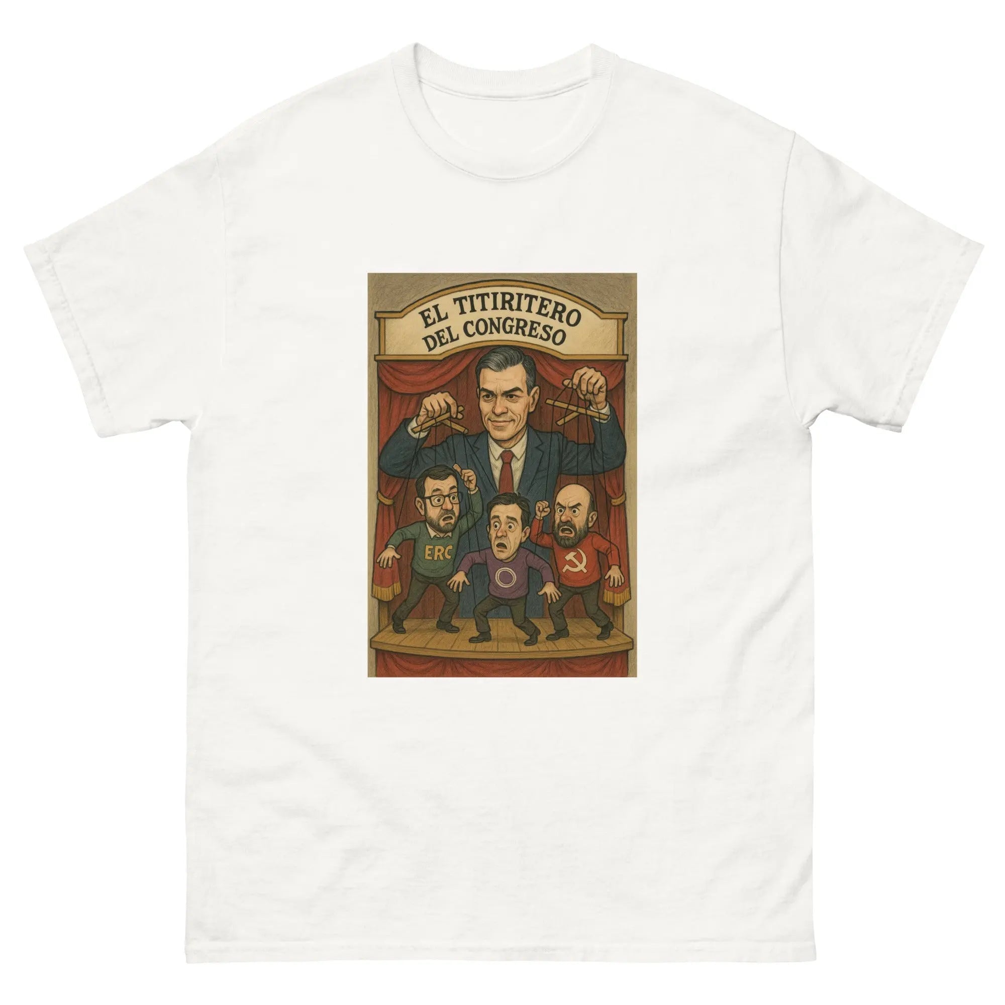 Comprar Camiseta clásica unisex La Flamenca de Borgoña, Bandera de España, Cruz de Borgoña, Patricia Muñoz, VOX