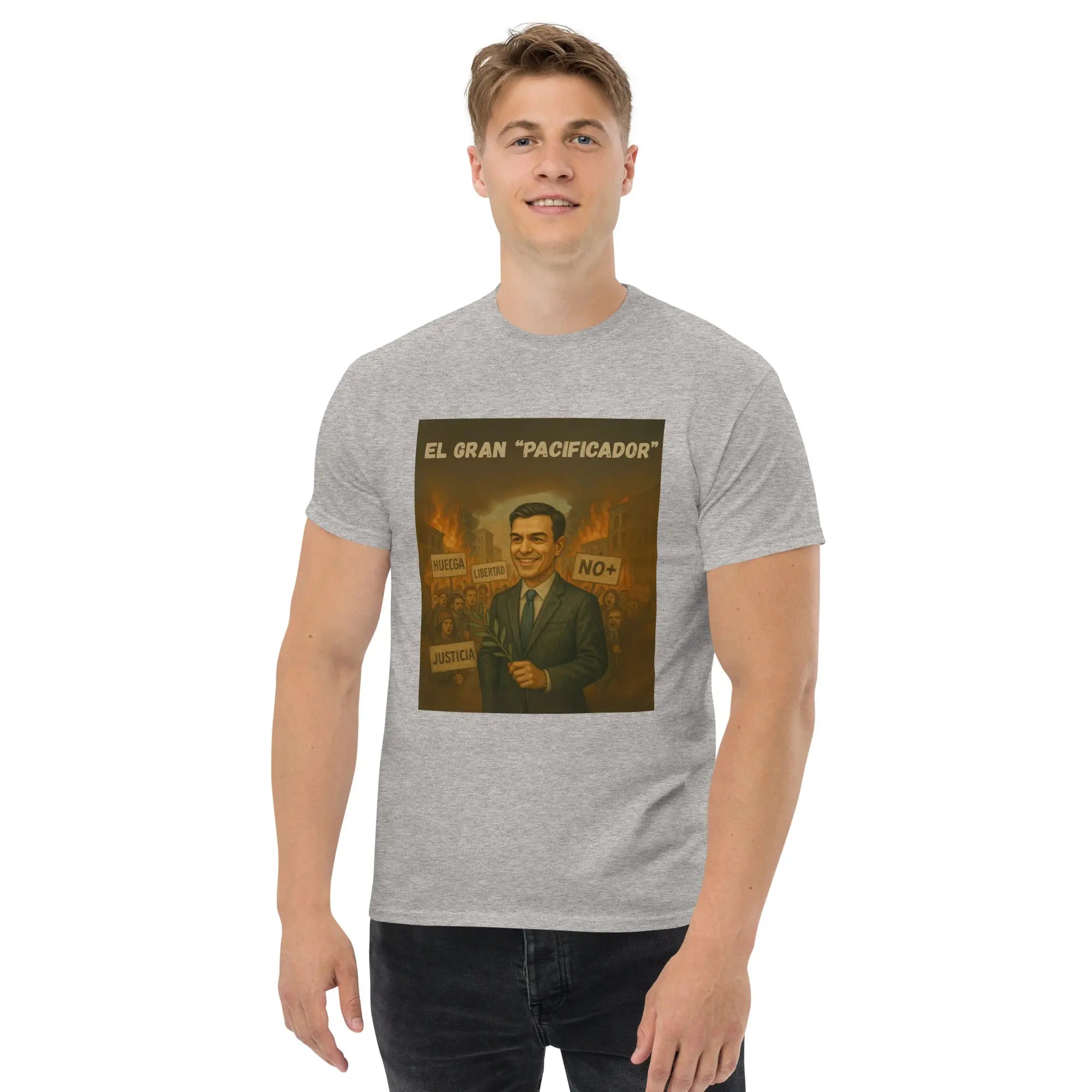 Comprar Camiseta clásica unisex La Flamenca de Borgoña, Bandera de España, Cruz de Borgoña, Patricia Muñoz, VOX