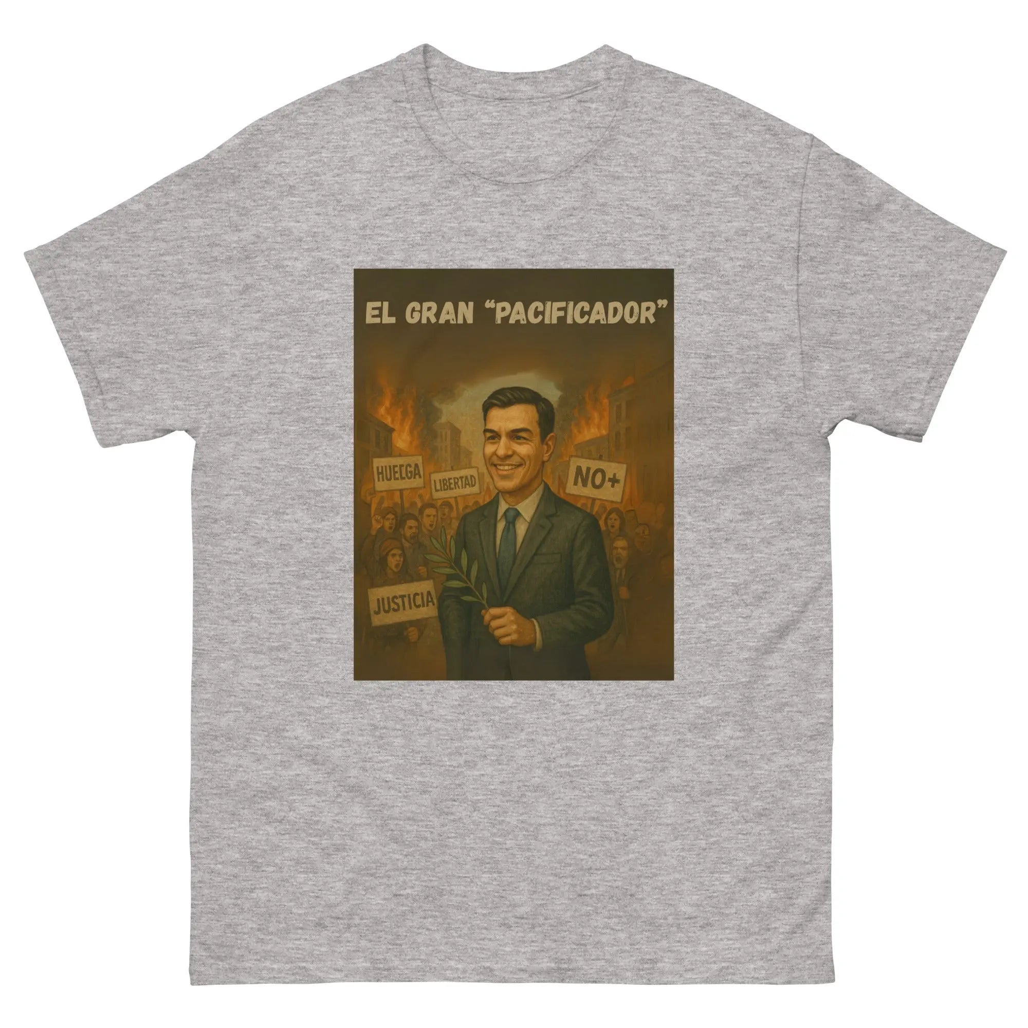 Comprar Camiseta clásica unisex La Flamenca de Borgoña, Bandera de España, Cruz de Borgoña, Patricia Muñoz, VOX