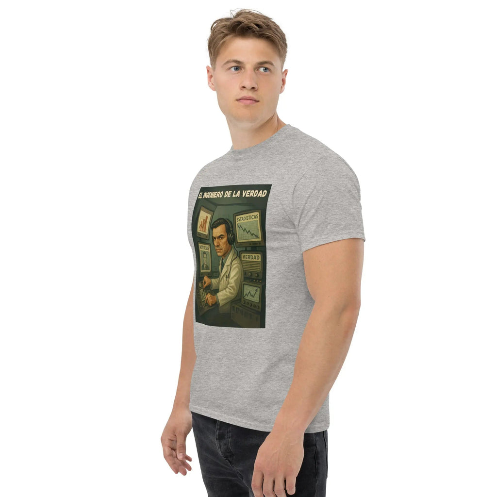 Comprar Camiseta "El ingeniero de la Verdad" Bandera España La Flamenca de Borgoña Patricia Muñoz VOX