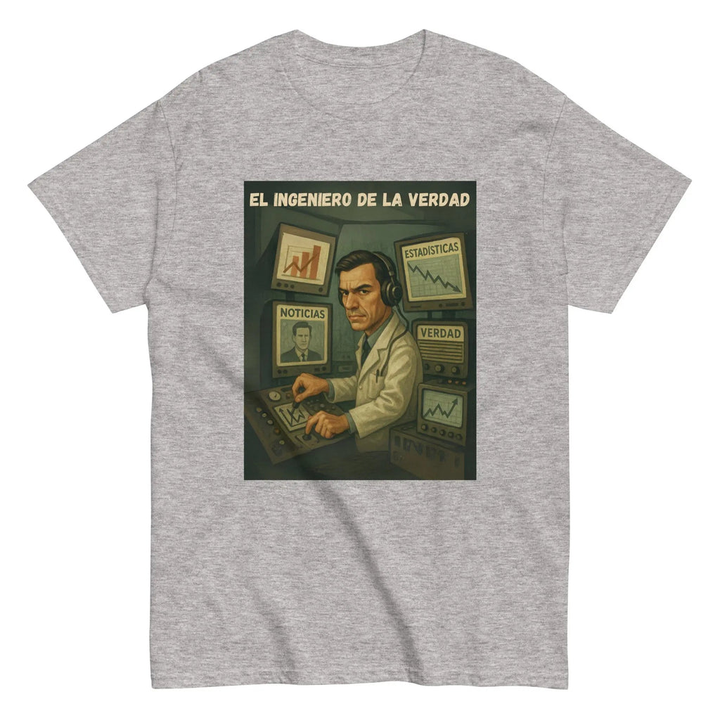 Comprar Camiseta "El ingeniero de la Verdad" Bandera España La Flamenca de Borgoña Patricia Muñoz VOX