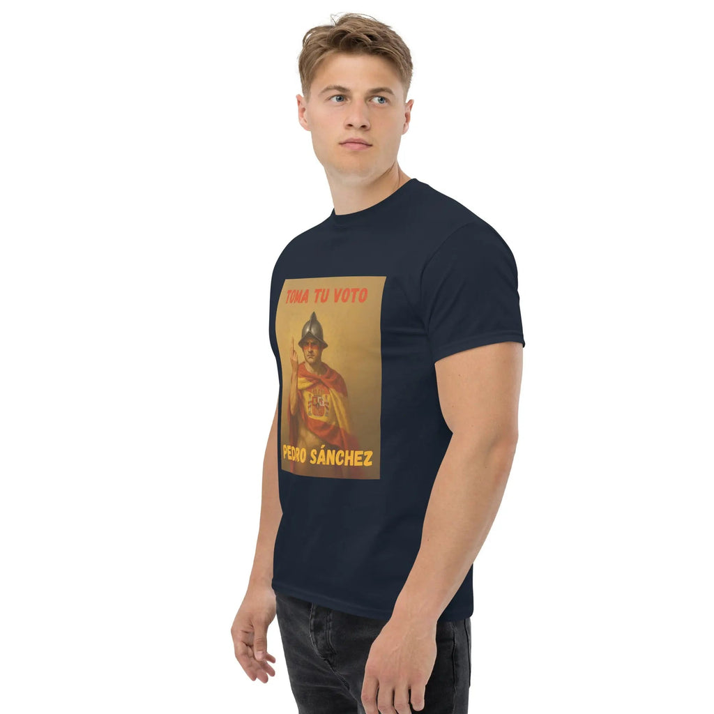 Comprar Camiseta "Toma tu voto Pedro Sánchez" Bandera España La Flamenca de Borgoña Patricia Muñoz VOX